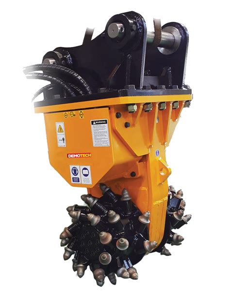 drum cutter for mini excavator|rock grinders for excavators.